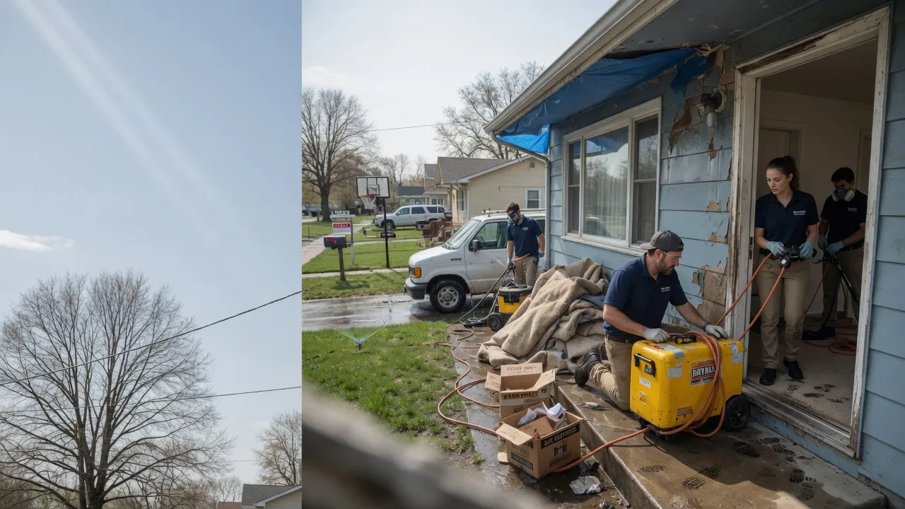 Basement Flood Cleanup in Macomb, IL near me